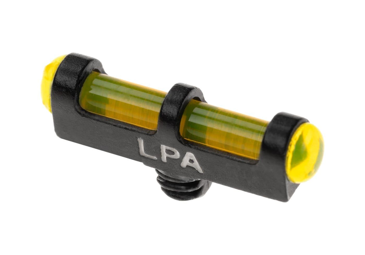 LPA Yellow Fiber Optics Front Sigte til 5X40 Thread