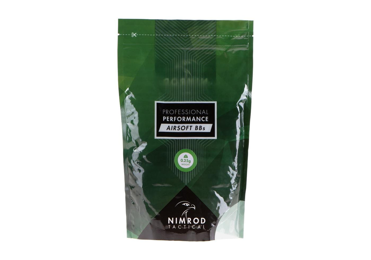 Nimrod 0.25g BB Professional Performance 4000rds - Hvid