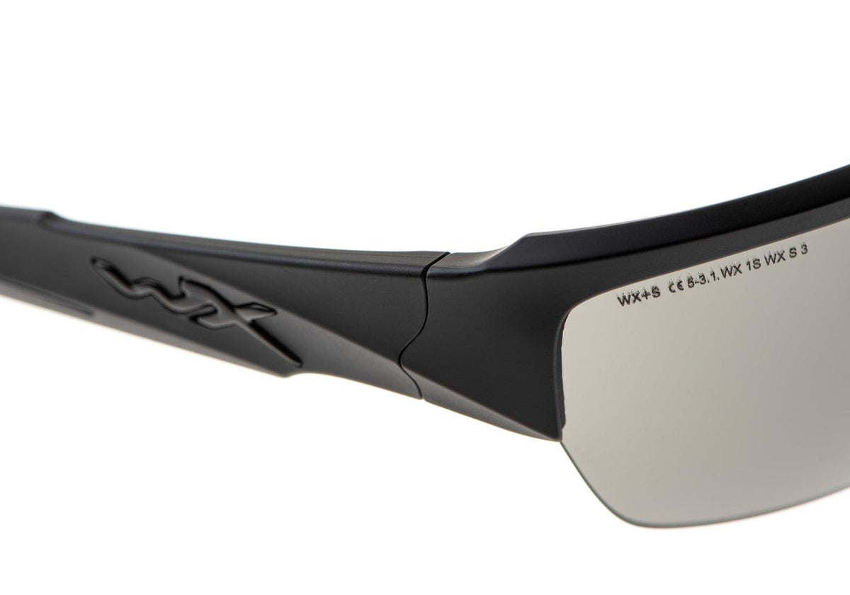 Wiley X WX Valor 2.5 Grå / Clear - Sort