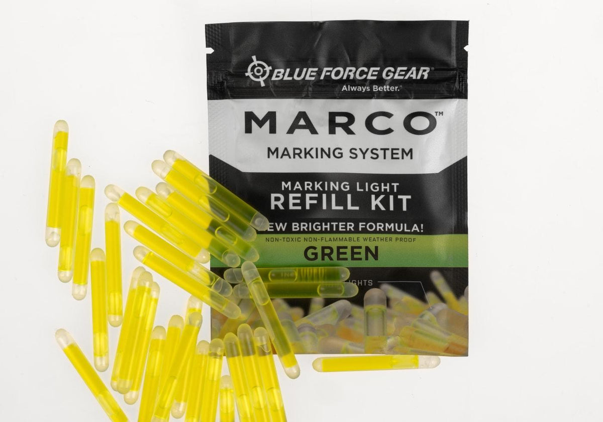 Blue Force Gear Marco Training Light Refill Pack - Grøn Lights 30pcs
