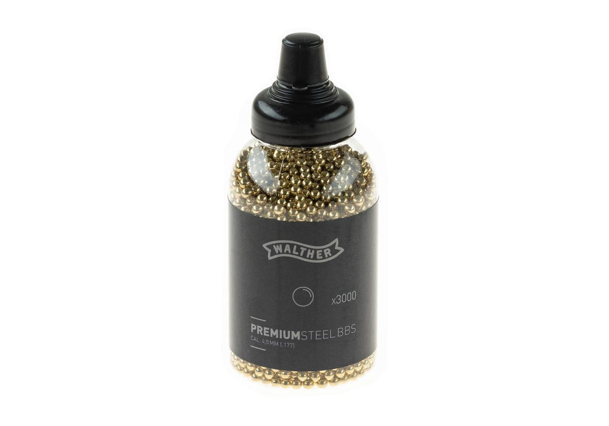 Walther Premium stål-BB 4,5 mm – 0,36 g, 3000 stk.