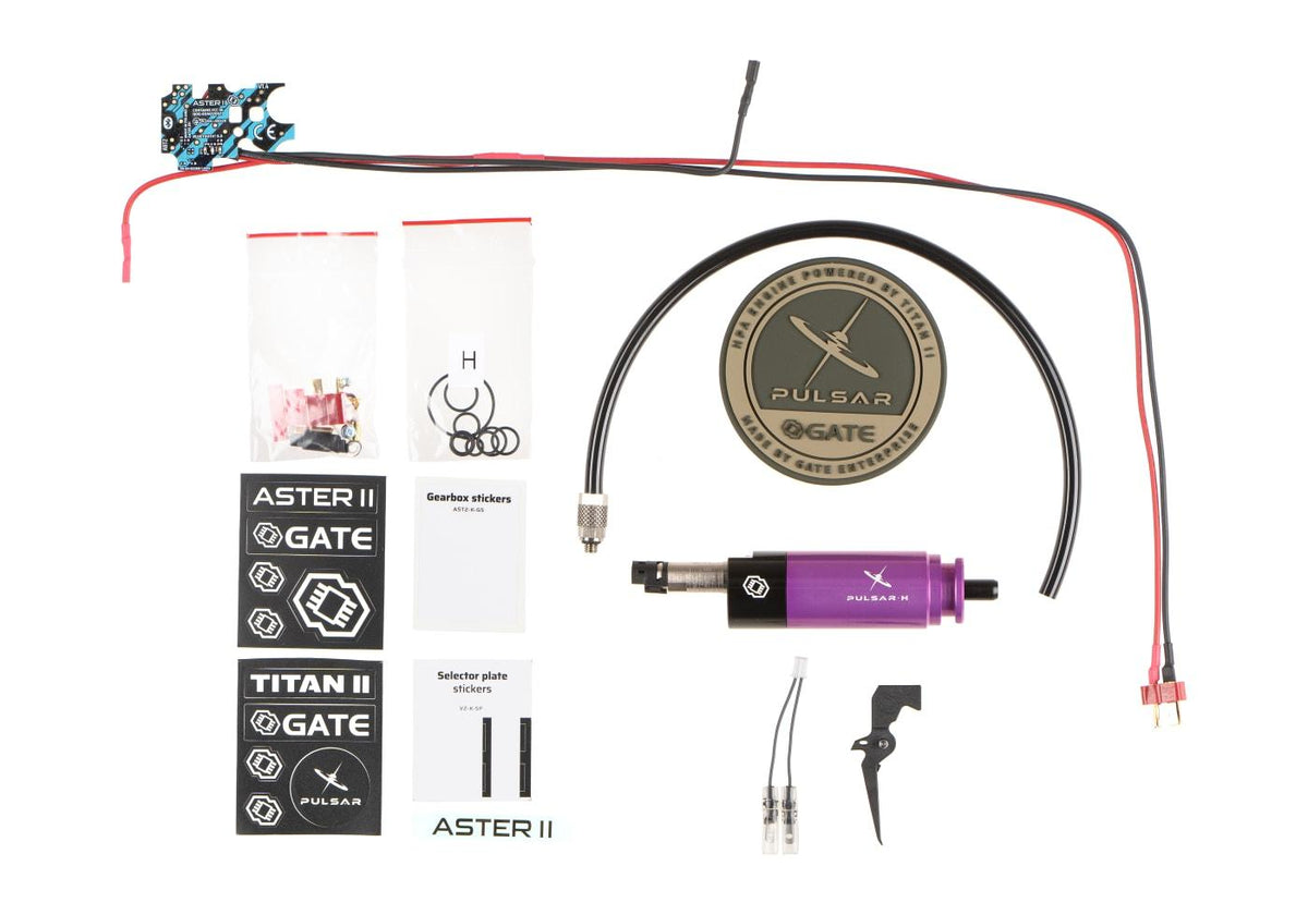 Gate Pulsar H Hybrid Enkelt Solenoid HPA Engine med ASTER II Bluetooth Rear Wired