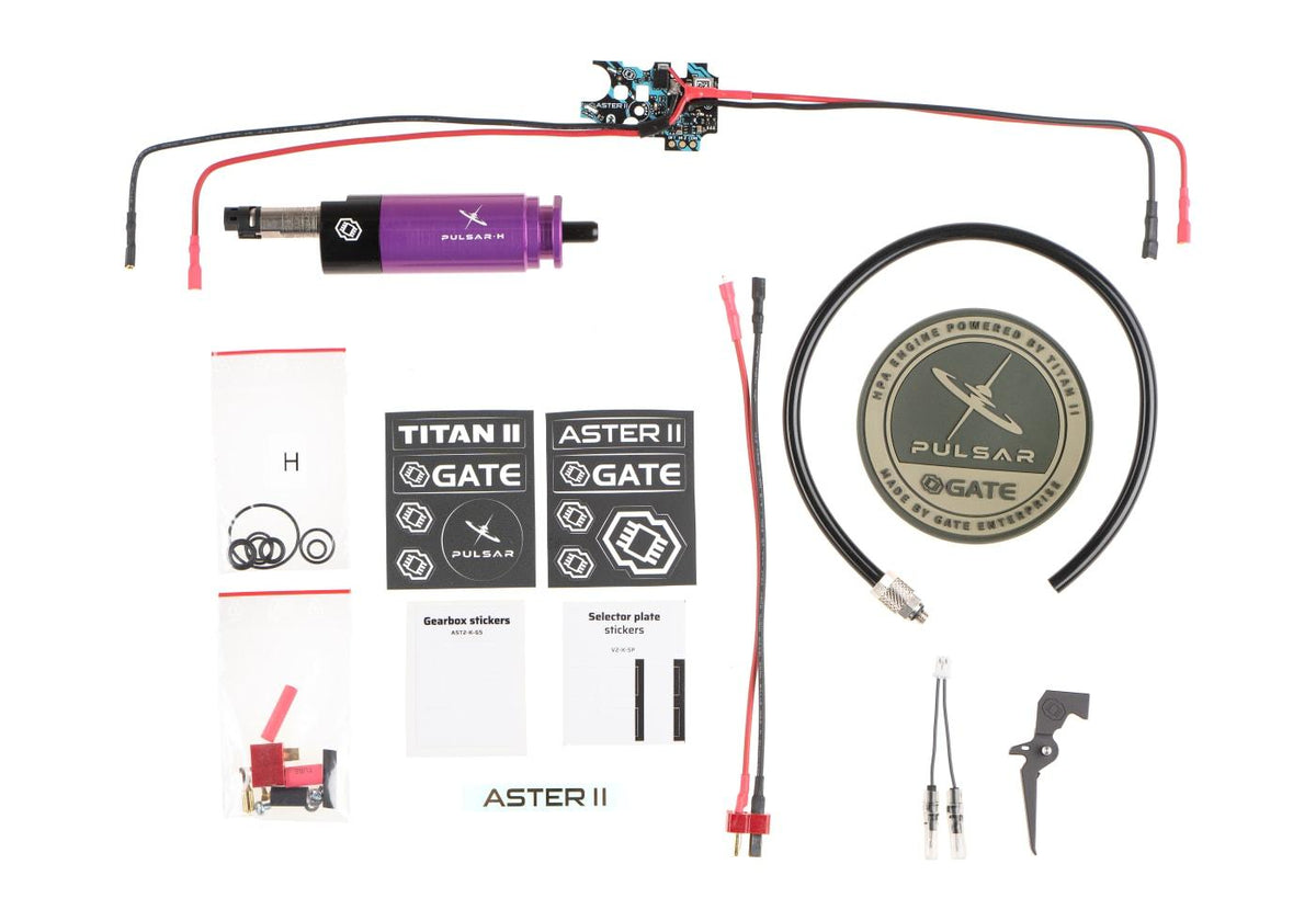 Gate Pulsar H Hybrid Enkelt Solenoid HPA Engine med ASTER II Bluetooth Front Wired