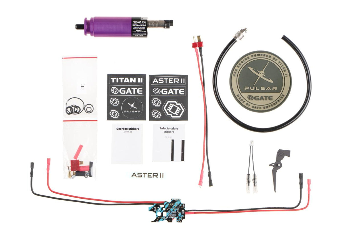 Gate Pulsar H Hybrid Enkelt Solenoid HPA Engine med ASTER II Bluetooth Front Wired