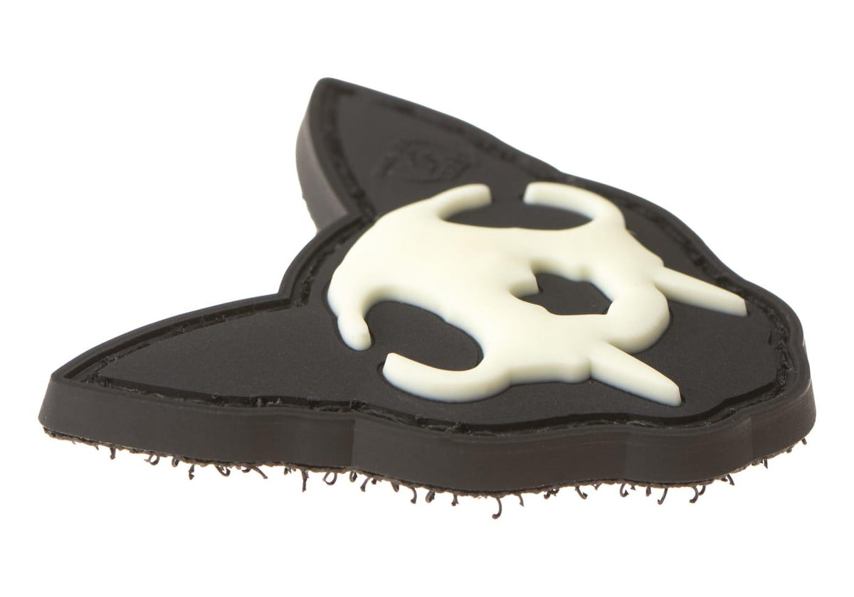 JTG Micro Nightmare Skull Cat gummipatch No. 2 - Glow
