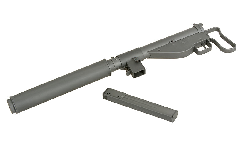 STEN MK2 SOE Commando Greb Full Steel maskinpistol Replica - Grå