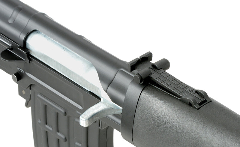 SVD Airsoft Bolt Action Sniper Riffel - Sort