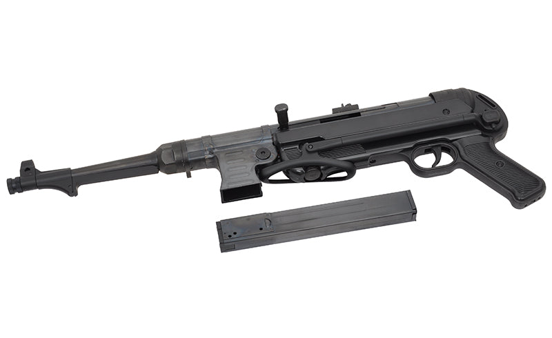 MP40 helmetal AEG maskinpistol Replica - Black/Oxidized