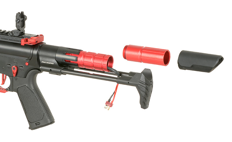 Strike industries 4" Raiders Competition PDW, GEN-2 - Rød
