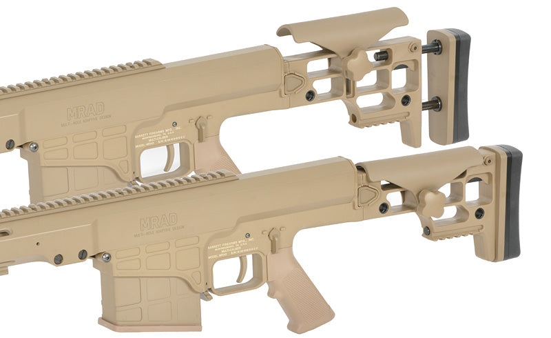 Barrett M98B MRAD helmetal Airsoft Fjeder Riffel