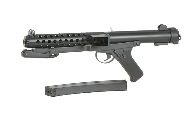 MK4 Sterling maskinpistol replica - Sort