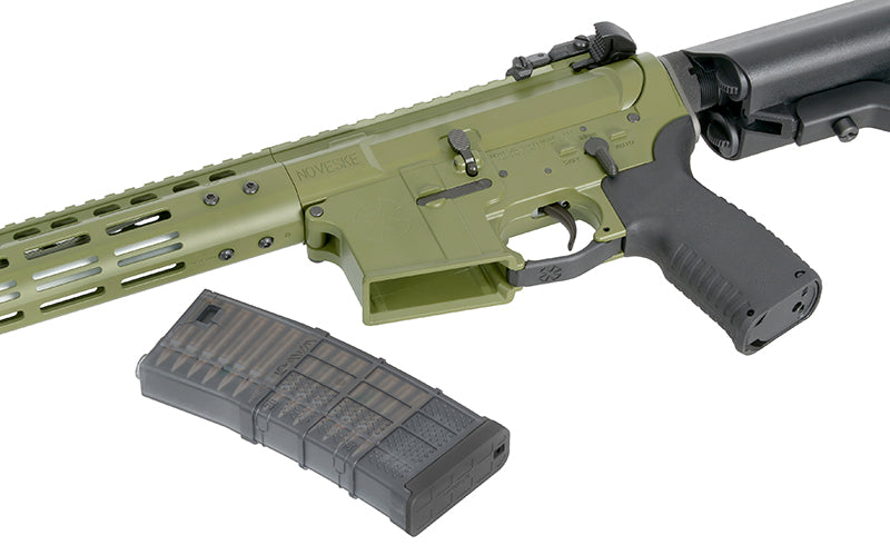 Noveske 13.7" INFIDEL AEG Riffel Eshooter ETU, GEN-2 - Bazooka Grøn