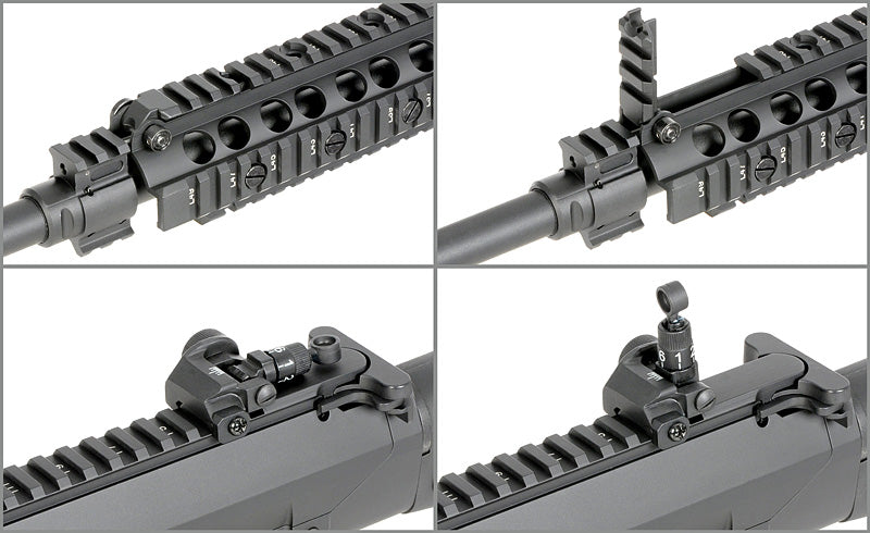 Airsoft Replica EC-901-1 Avanceret Edition (opgraderet gearkasse) - Sort