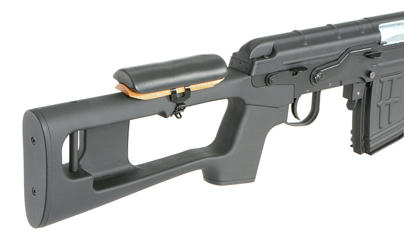 SVD Airsoft Bolt Action Sniper Riffel - Sort