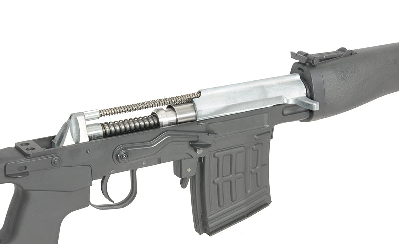 SVD Airsoft Bolt Action Sniper Riffel - Sort