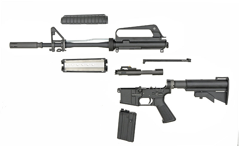 XM177 GBB Airsoft Riffel V3 - Sort