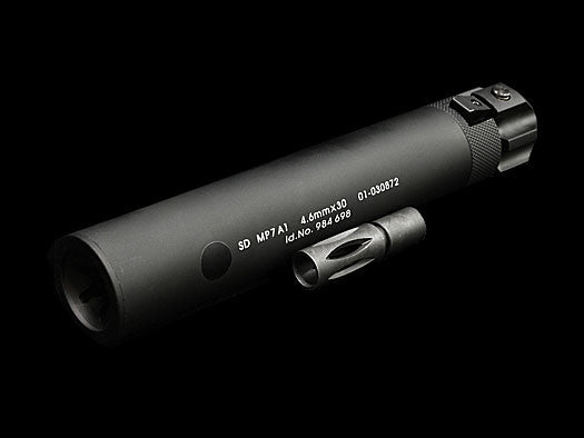 Angry Gun QD lyddæmper med AT2000R tracer til VFC MP7 A1, 12- mm