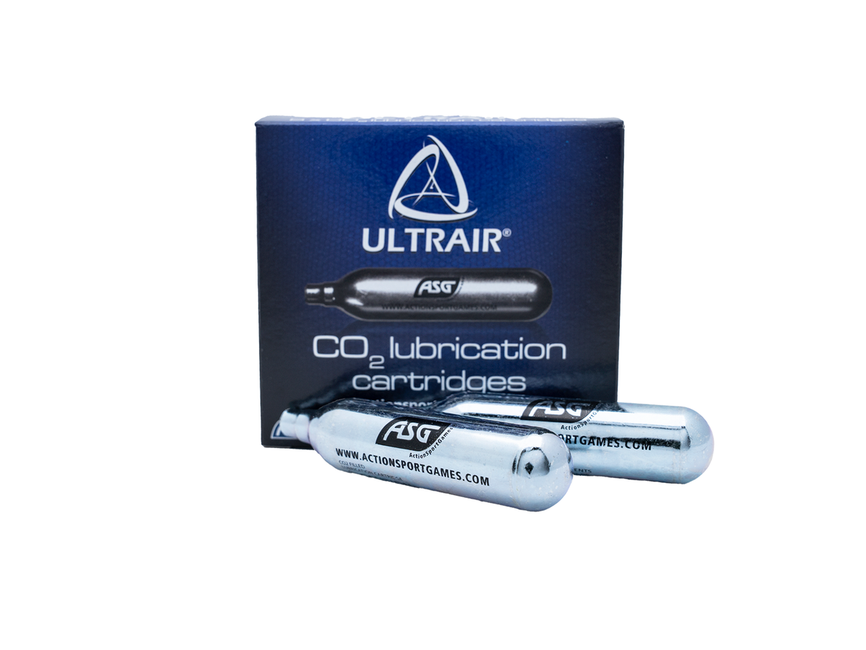 ASG ULTRAIR CO2-smørepatroner 12 g - 5 stk.