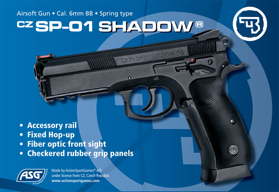 CZ SP-01 Shadow, Manuel