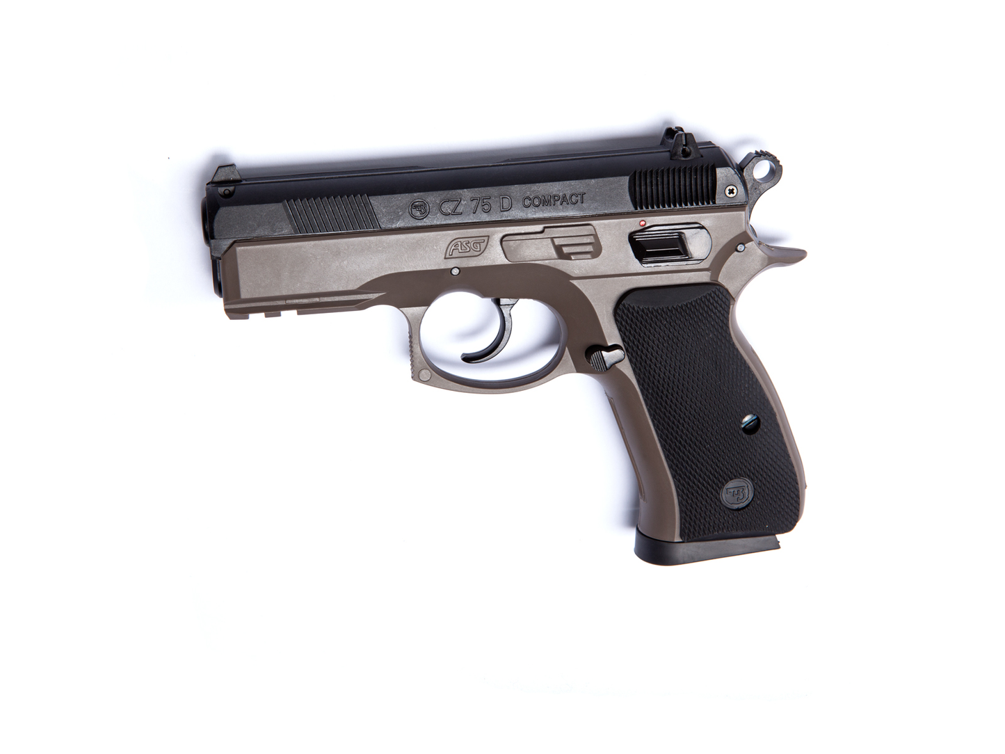 CZ 75D Compact Dual Tone, FDE - Fjäderpistol