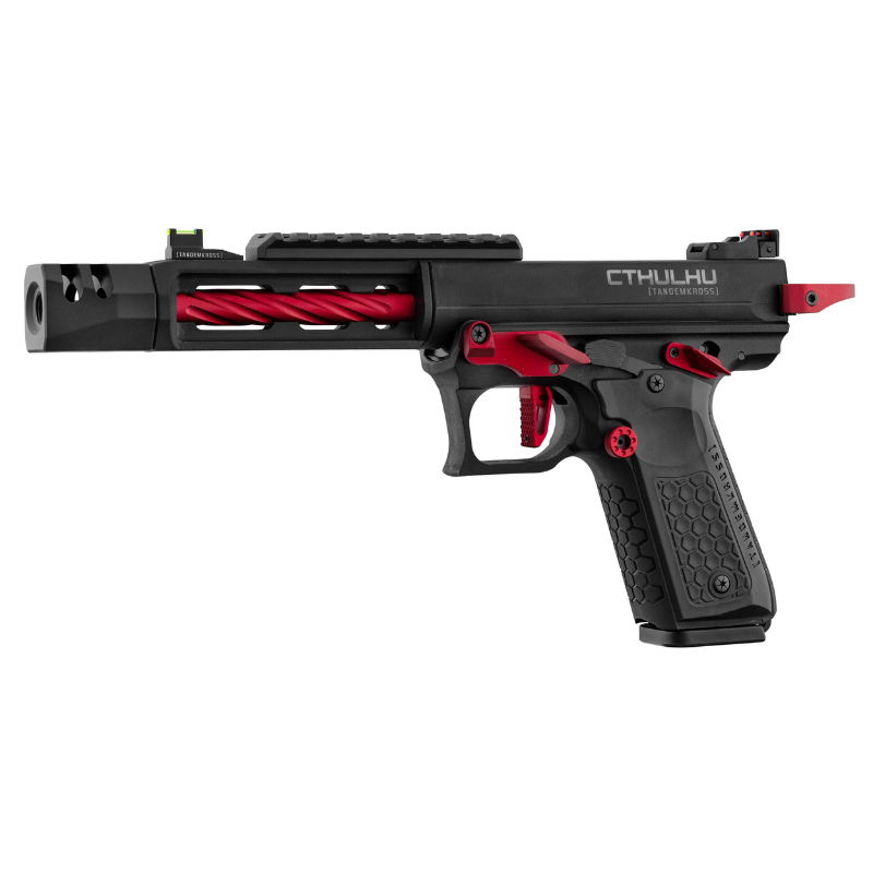 Lancer Tactical CTHULHU GBB Airsoft Pistol Sort Rød