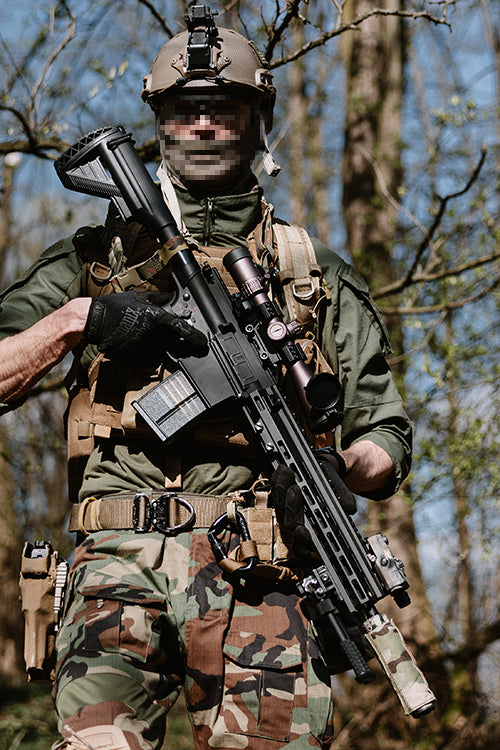 Airsoft Replica EC-203 Avanceret Edition (opgraderet gearkasse, programmable ETU)