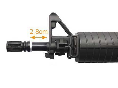 Barrel Extension 2.8 cm – 14 mm CCW