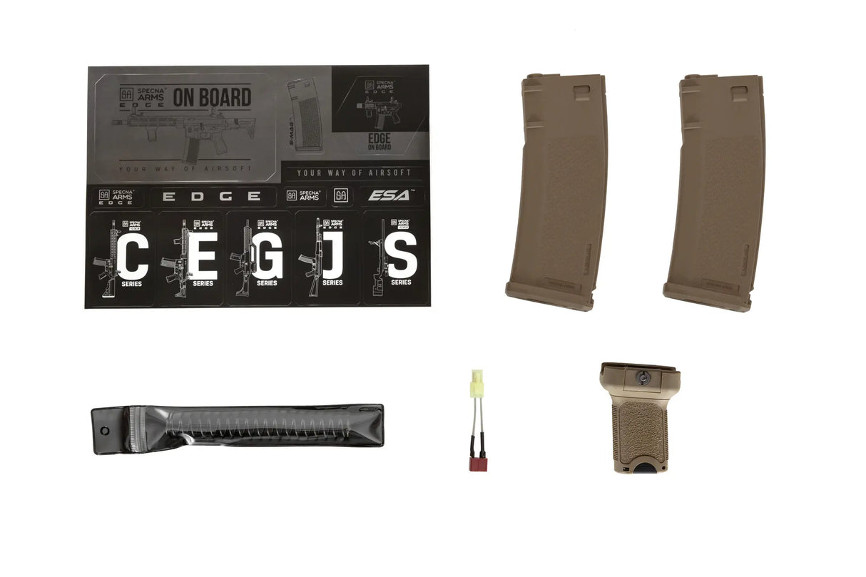 SA-E06-H Edge Heavy Ops Stock – Half-tan