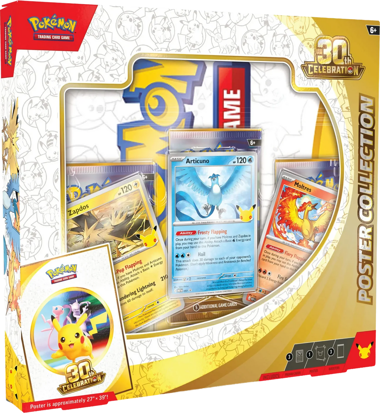 Pokémon TCG: 30th Celebration Poster Collection - Forudbestilling