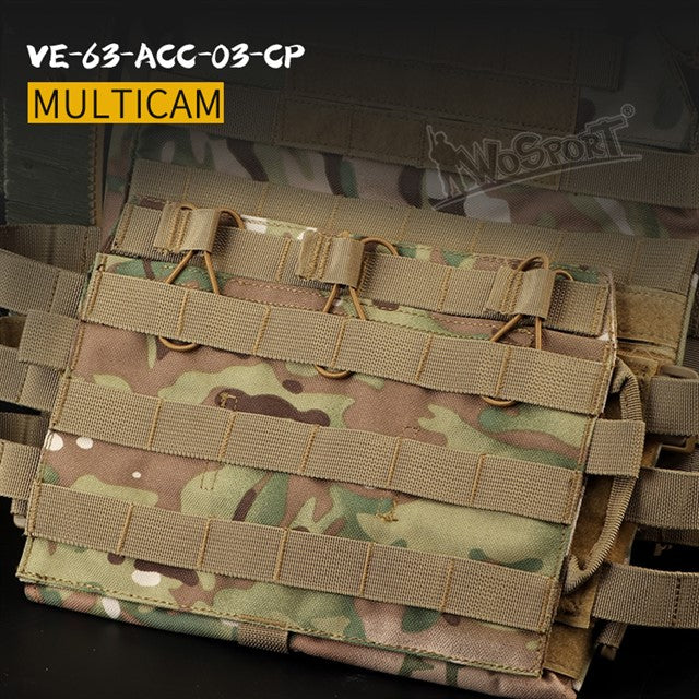 JPC Vest 2.0 Front Panel Triple Pouch - Multicam