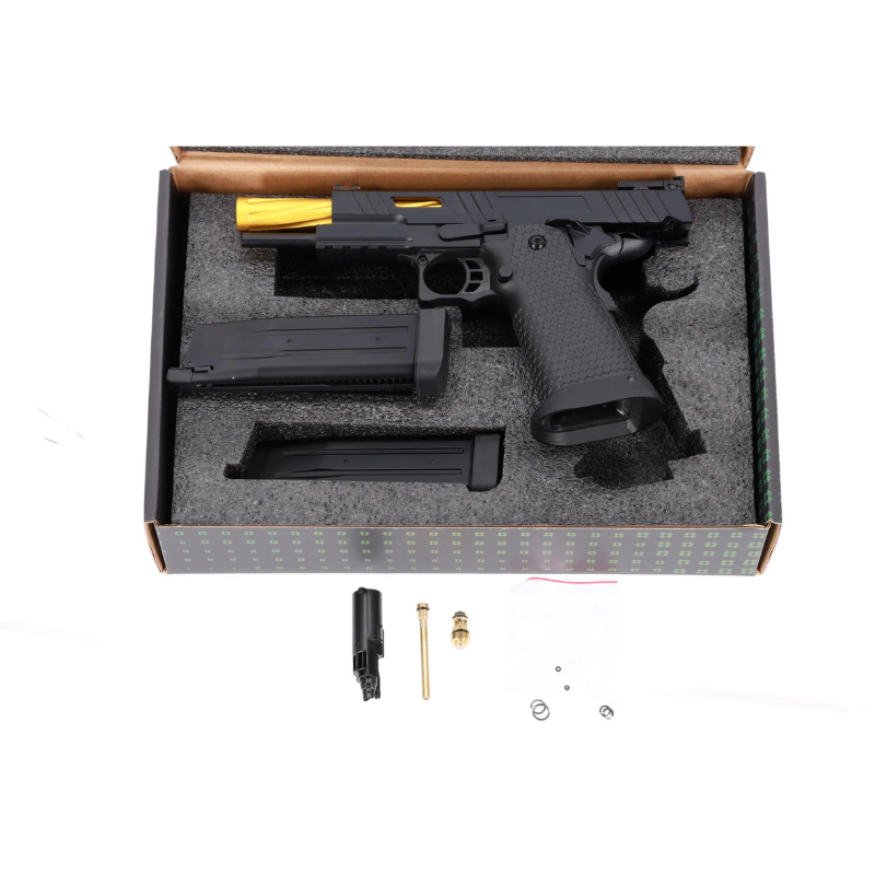 SA-VGP09 VAPOR GBB Pistol - Svart/Guld