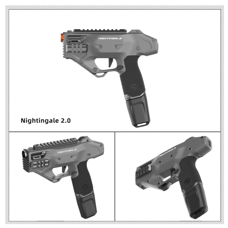 Nightingale helautomatisk blaster (vit)