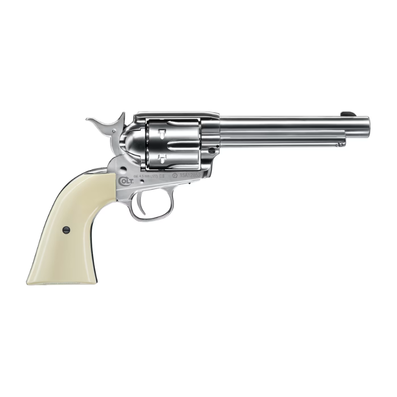 Colt SAA .45 Peacemaker 5.5” CO2 luftgevär 3J - Nickel