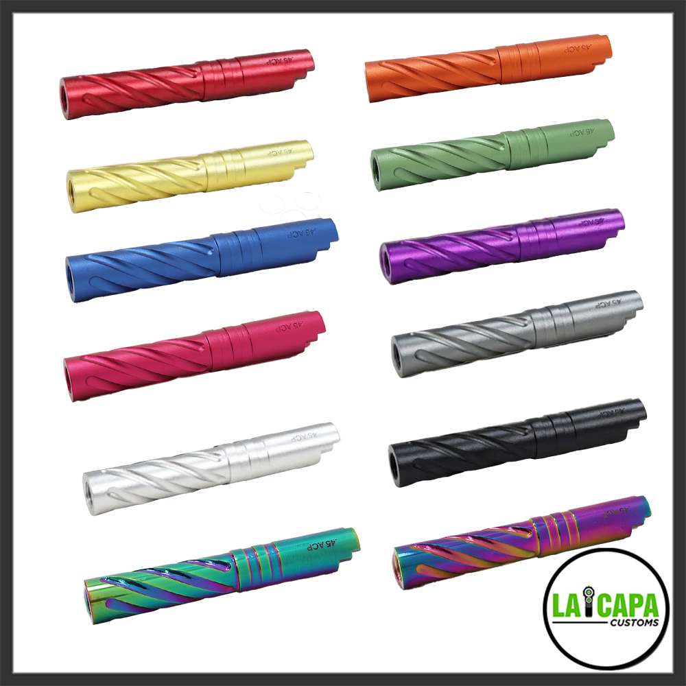 LA Capa Customs 4.3 Aluminum Tornado Ytterpipa till Hi Capa