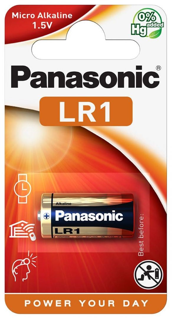 Panasonic LR1 Alkaline Batteri 1,5V - 1 stk.