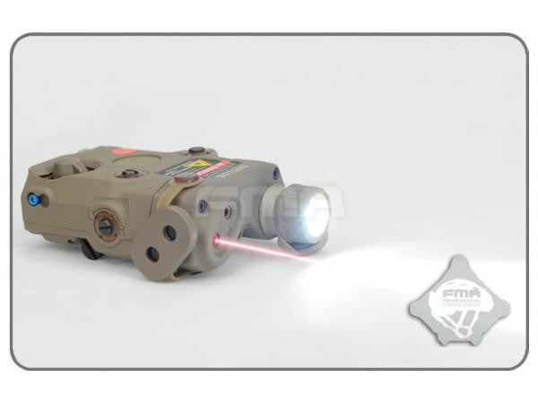 AN-PEQ-15 LA-5 Upgrade Version - LED White light + Red laser with IR Lenses Tan