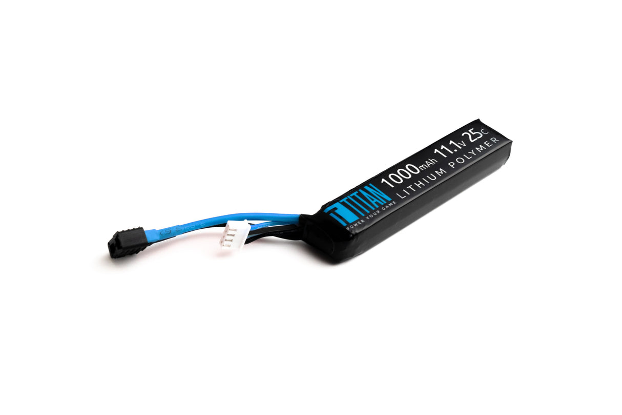TITAN Li-Po Batteri 11.1V 1000mAh 25C – Stick (Buffer) T-Dean