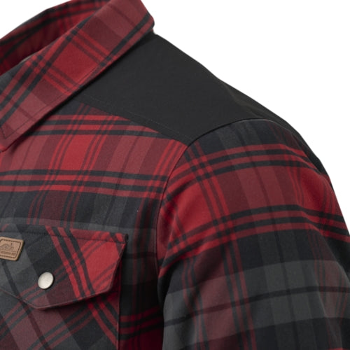 HELIKON WINTER WARDEN Shirt, Long Sleeve - Forest Blue Plaid