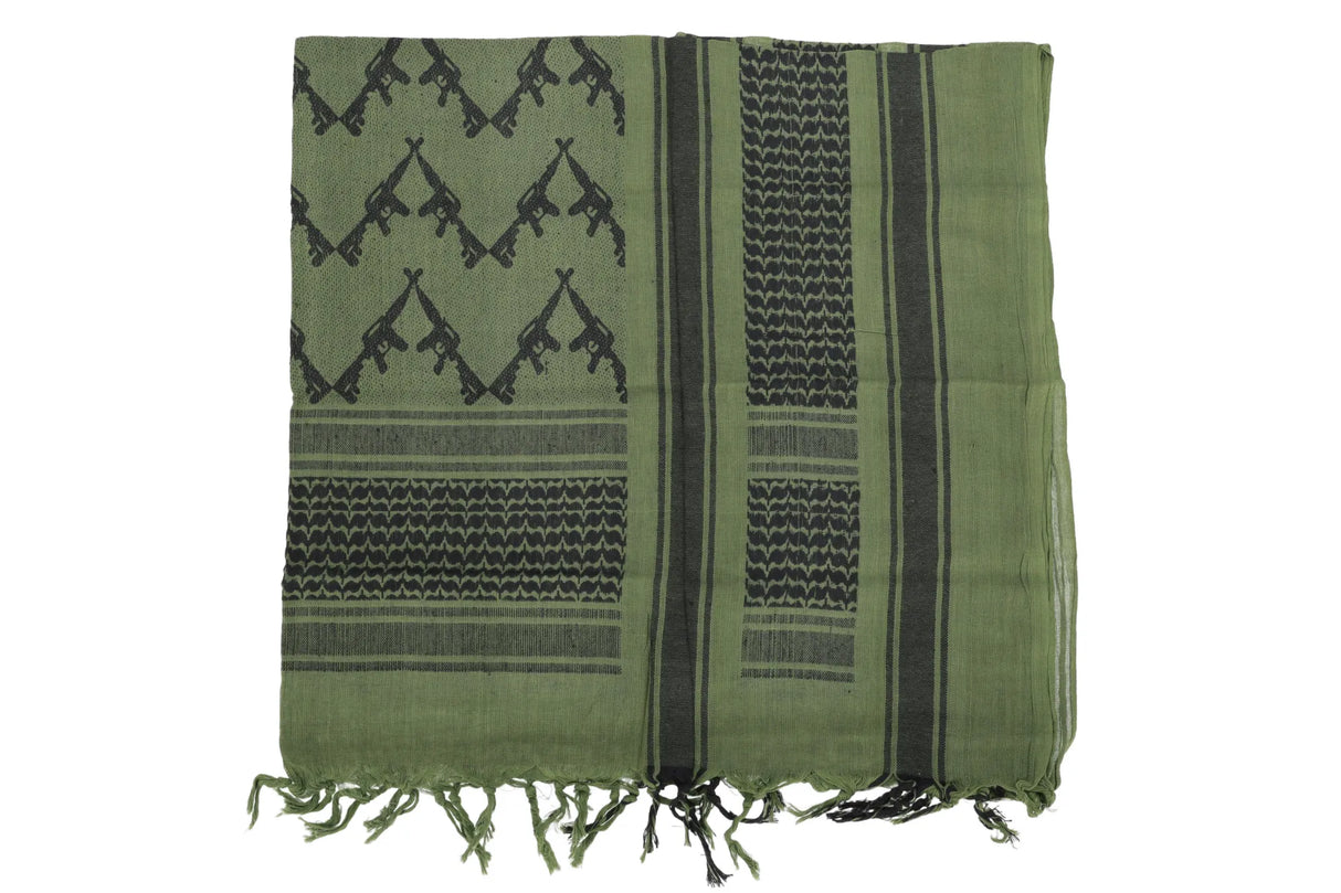 Specna Arms Shemagh Double Gun Sling Black and Green