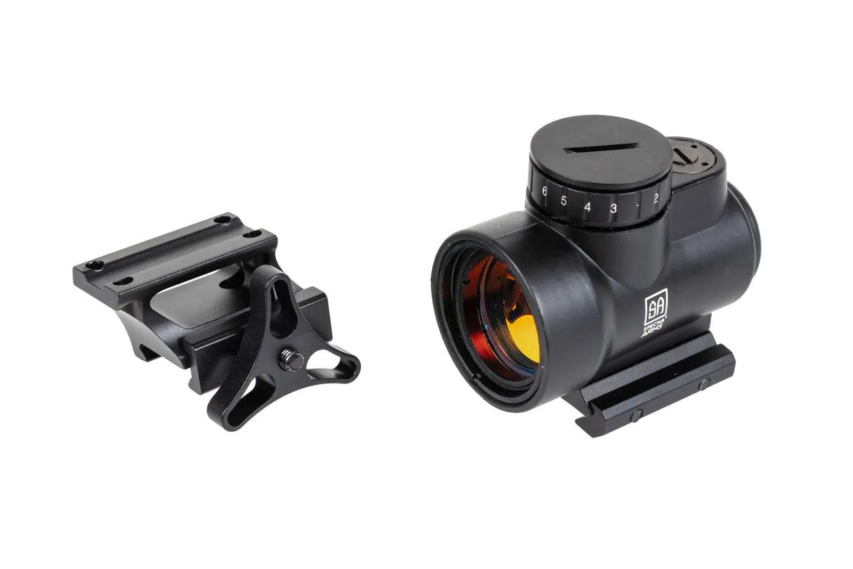 Specna Arms CORE™ Focus high QD/low mount red dot sight Black