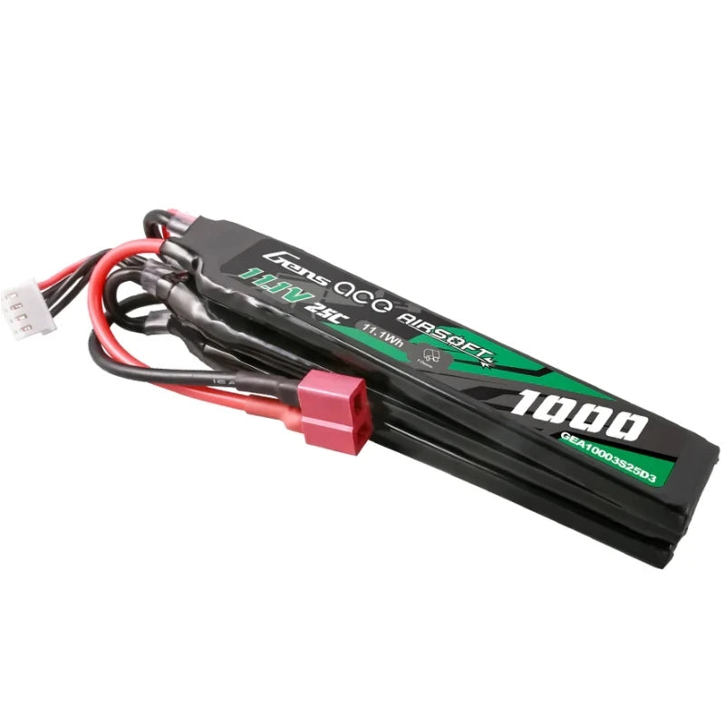 Gens ACE 11,1V 1000mAh 25C LiPo Crane - T-Dean