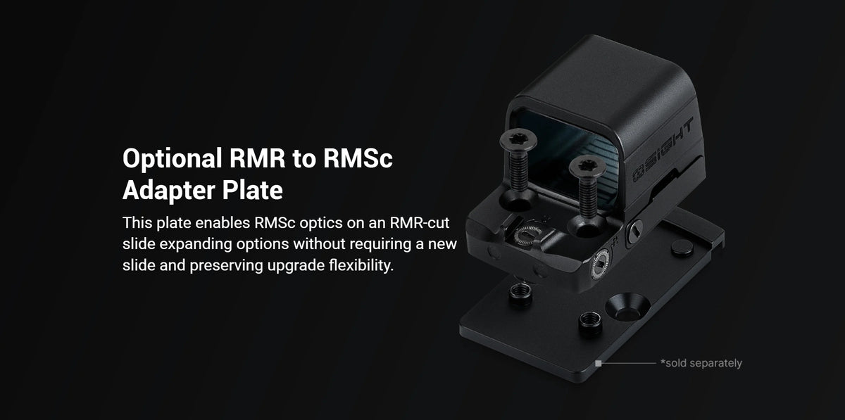OLIGHT Osight SE Red Dot Sight (Green Dot), RMSc Footprint