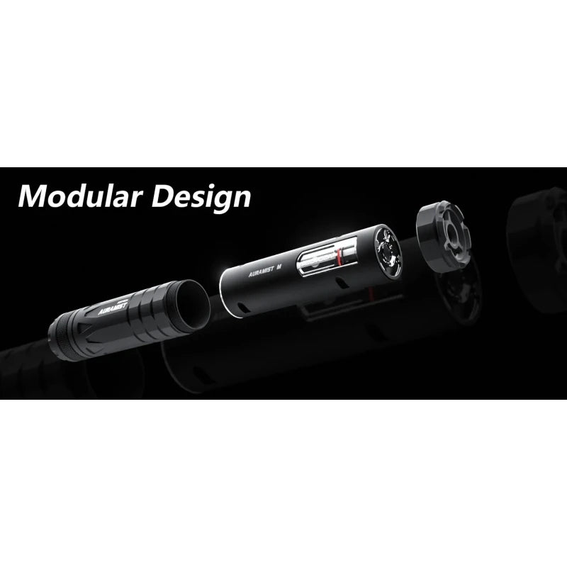 AceTech AURAMIST Tracer Unit med Muzzle Flas, Damp-effekt - Sort
