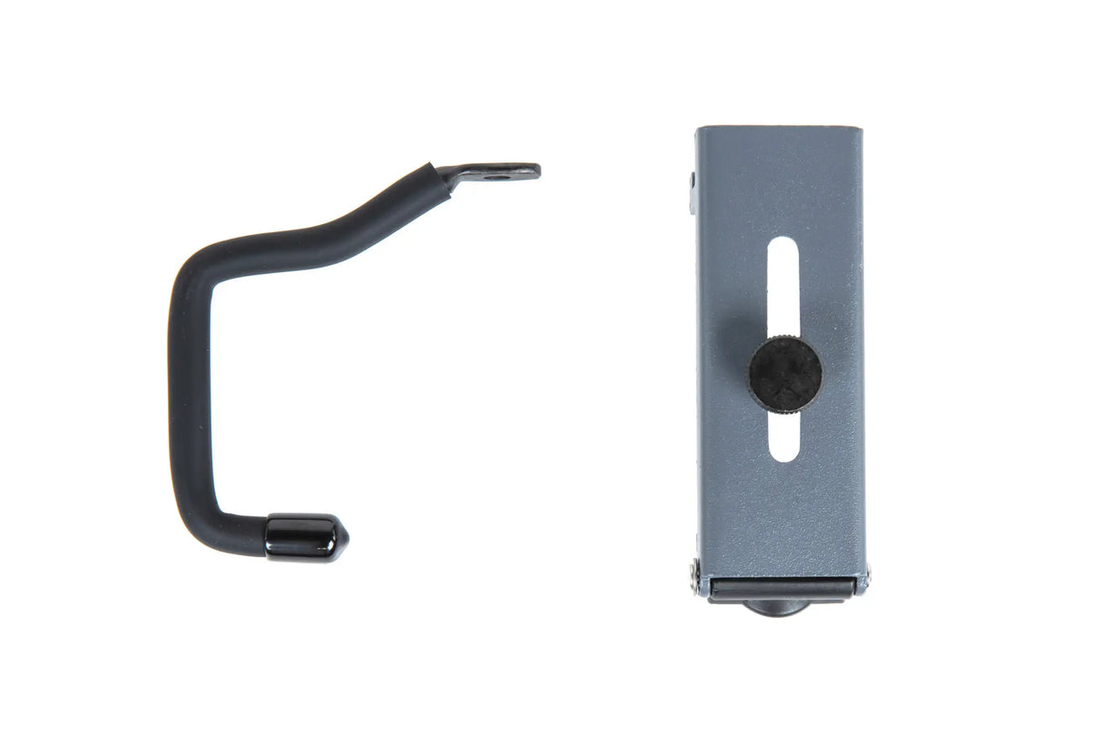 Hook with panel mount for wall Specna Arms Grey