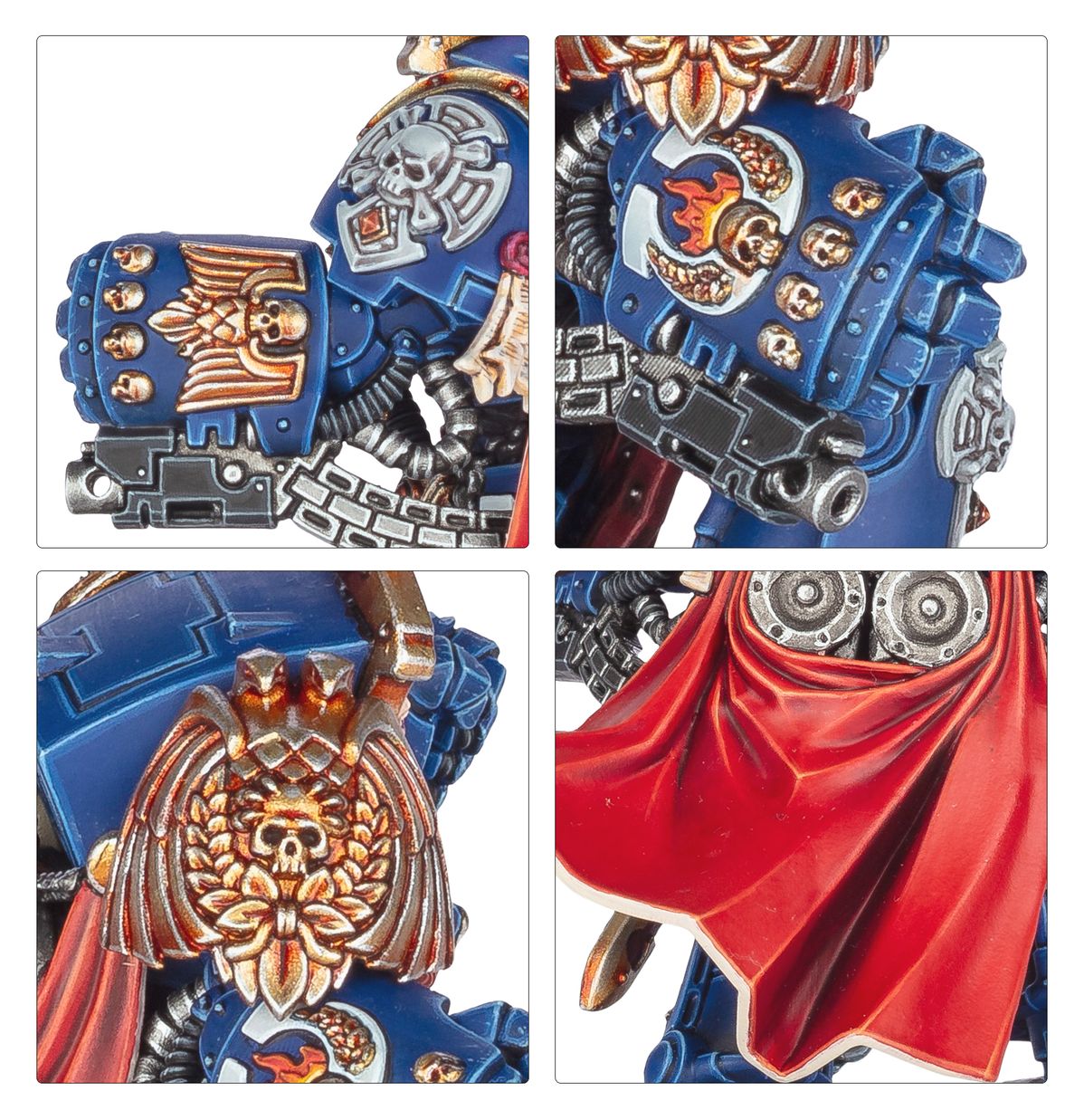Ultramarines Chapter Master Marneus Calgar i Antilochus' rustning