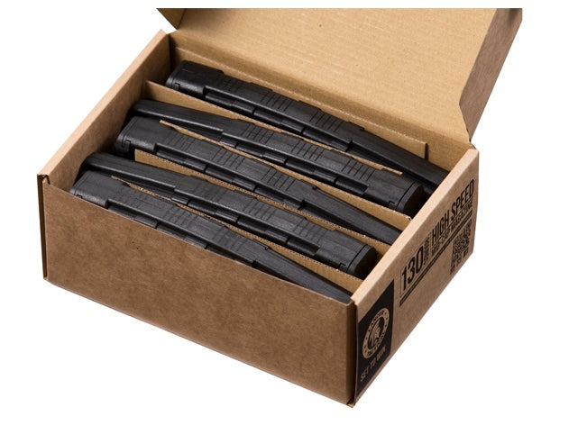 Pack of 5 Speed Mid-cap 130 rounds M4 AEG mag Black