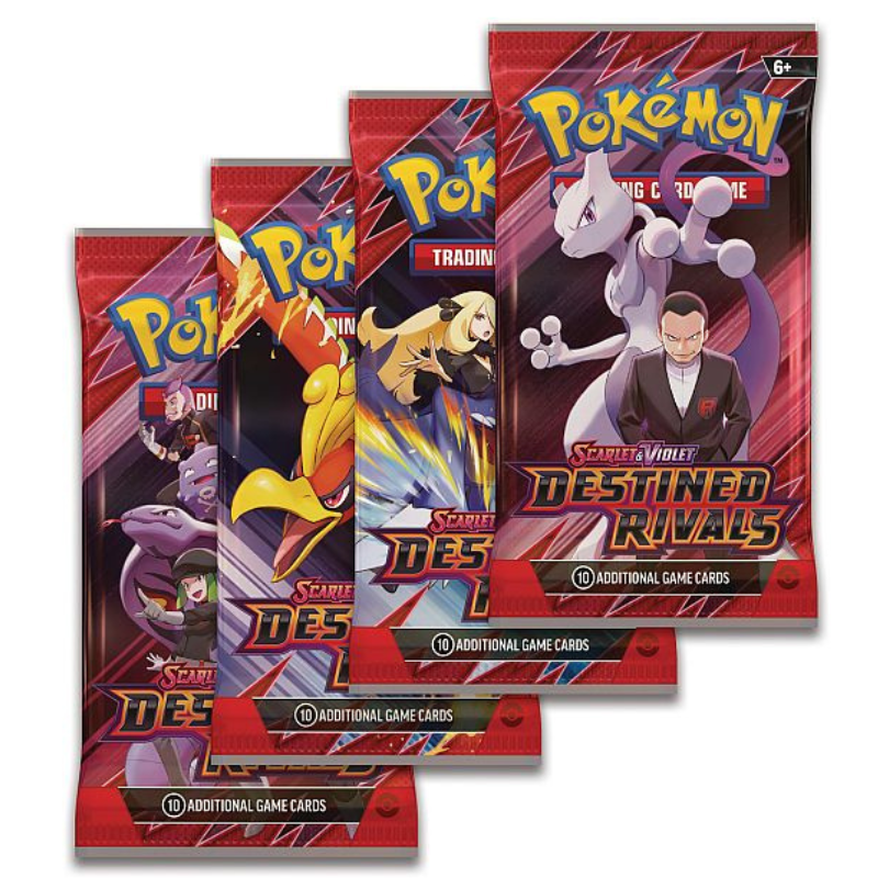 Pokémon TCG: Destined Rivals Booster 4 Pack