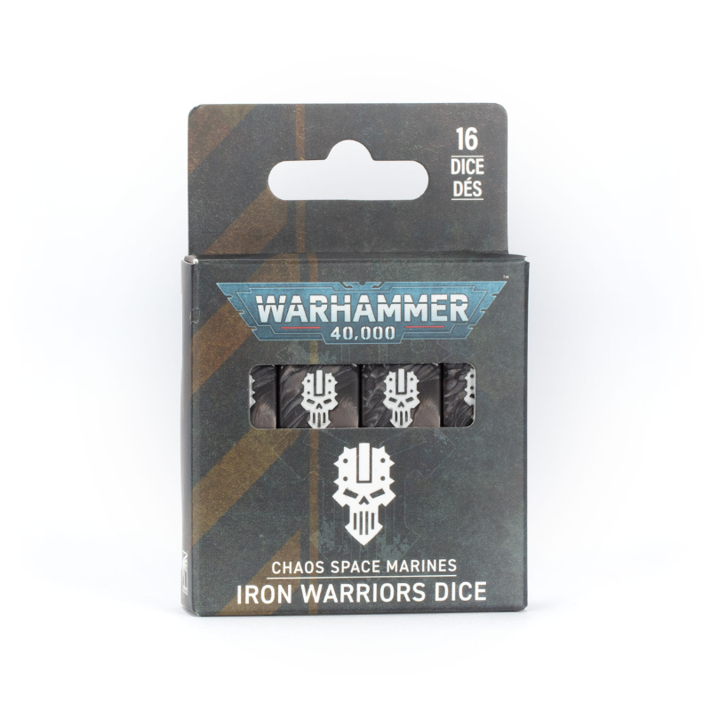 Warhammer 40K Iron Warriors Dice sæt 16 stk