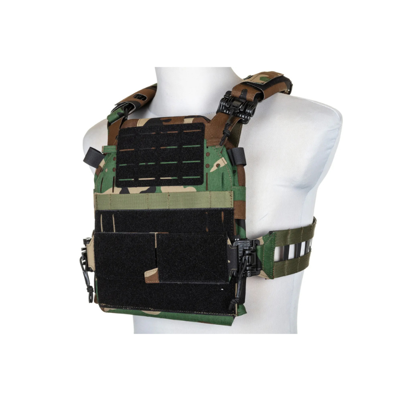 Specna Arms Tactical QR III Woodland Plate Carrier Vest