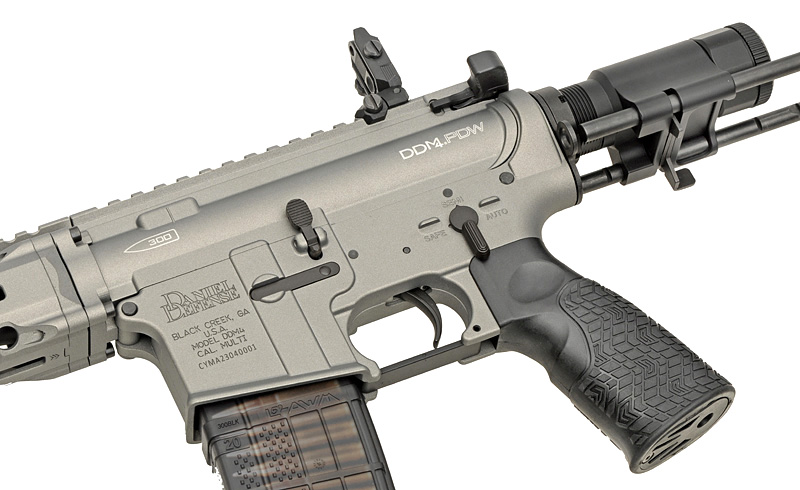 Daniel Defense DDM4 PDW SBR Eshooter ETU Airsoft Riffel – Silver/Grey